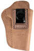 Uncle Mikes-Leather(1791) UMIWB6BRWR Inside The Waistband Holster IWB Size 06 Brown Leather Belt Clip Fits 1911 5" Right