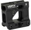 Unity Tactical Fast Micro Red Dot Mount 2.26" Optical Height Compatible With Footprints (h1 H2 T1 T2) Anodized Fin
