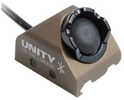Unity Tactical Hot Button Light Activation Switch Picatinny Compatible with Surefire Tailcaps Anodized Finish Flat Dark 