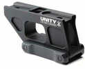 Unity Tactical Fast Combat Thermal Mount Compatible With Skeet Thermal Devices Anodized Finish Black Om-tmsb