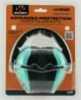 Walkers Game Ear Dual Color Passive Muffs Padded Headband Folding Aqua (NRR 26) GWP-DCPM-LTL
