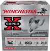 Winchester Ammunition Super-X XPERT HV 12 Gauge 3" #2 Shot 1 1/8 oz Steel Shot 25 Round Box WEX12323