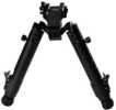 Warne Scope Mounts Skyline Precision Bipod Black Finish Fits Picatinny or Weaver Rail 3 Position Leg Rotation 6.9"-9.1"