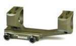 Warne Scope Mounts Generation 2 30mm Fits AR Rifles Extended Skeletonized OD Green Finish XSKEL30OD