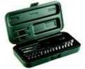 Weaver Compact Tool 36-Piece Set Hard Plastic Case Black/Green 849717