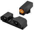 XS Sights R3D 2.0 Tritium Night Sight Fits Glock 17/19/22/23/24/26/27/31/32/33/34/35/36 Orange Front Outline Green Triti