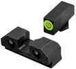 Xs Sights R3d 2.0 Tritium Night Sight For Glock 43 Green Front Outline Green Tritium Front/rear Gl-r203p-6g