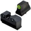 Xs Sights R3d 2.0 Suppressor Height Night Sight For Glock 43 Green Front Outline Green Front/rear Tritium Gl-r206p-6g