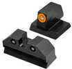 Xs Sights R3d 2.0 Tritium Night Sight For Desert Eagle (.44 Mag/.50ae) Standard Height Orange Front Outline Green Tritiu