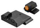 Xs Sights R3d 2.0 Tritium Night Sight Fits S&w M&p Full Size & Compact (not Optic Ready) Orange Front Outline Green Trit