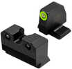 Xs Sights R3d 2.0 Suppressor Height Night Sight For S&w M&p Or Full Size & Compact Green Front Outline Green Tritium Fro