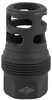 Yankee Hill 4445Mb24 sRx Q.D. Muzzle Brake Short Black Phosphate Steel With 5/8"-24 tpi For sRx Adapters