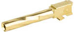 Zaffiri Precision Barrel 9MM 4.33" Titanium Nitride Finish Gold Flush and Crown Fits Glock 17 Gen 5 ZP.17G5BG