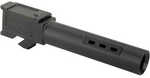 Zaffiri Precision Ported Pistol Barrel 40 S&w 3.9" Nitride Finish Black For Glock 23 Gen 1-3  