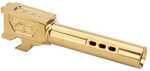 Zaffiri Precision Ported Pistol Barrel 9mm 3.8" Titanium Nitride Finish Gold Fits Sig P320 Compact Zp.320bpg
