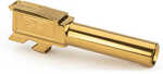 Zaffiri Precision Pistol Barrel 9mm 3.4" Tin/gold For Glock 43 Zp43bg
