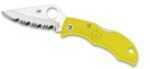 Spyderco Ladybug 3 Yellow FRN H-1 Plainedge LYLP3