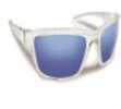 Flying Fisherman Cove Crystal w/Smoke Blue Mirror Sunglasses 7721CSB