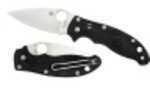 Spyderco Manix2 Black FRCP PlainEdge C101PBK2