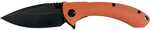 ABKT Elite Protector II Folder 3.5 in Blade Orange G-10