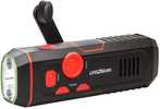 Life Gear Crank Radio Flashlight with USB Model: LG38-60675-RED