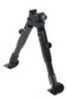 Leapers Inc. - UTG Shooter's SWAT Bipod Fits Picatinny Rail or Swivel Stud 6.2" - 6.7" Tactical Low Profile with Adjusta