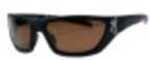 AES Outdoors Browning Alpha Max Sunglasses PC Frame, Gray, Polarized BRN-ALP-001