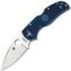 Spyderco Native 5 Folding Knife Plain Edge Dark Blue