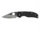 Spyderco Native 5 Folding Knife Plain Edge Black
