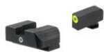 AmeriGlo GL5301 i-Dot Night Sight Fits Glock 17/19/19x/26 Gen5 Tritium Green w/LumiGreen Outline Front