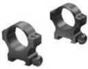 Leupold 175120 BackCountry Cross-Slot Ring Set 30mm Diam Medium Aluminum Black Matte