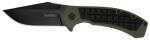 Kershaw 8760 Faultline Folder 3" Knife 8Cr13MoV Stainless Steel Black Oxide Clip Point Nylon OD Green