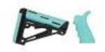 Hog 13455 AR15 Kit Grip/Coll Buttstock Com Aqua