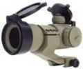 TacFire RD004-T 1x30mm Illuminated Red/Green Dot Sight Tan with Cantilever Mount