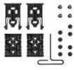 Safariland Els Platform Kit Black 2 Male & 2 Female Polymer Screws Els-Kit1-2