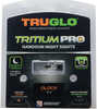 Truglo Tritium Pro Night Sights S&W M&P Green W/Orange Outline Front W/Black Rear Black