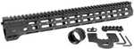 Midwest Industries Inc MICRM15 M-Series AR-15 6061 Aluminum Black Hard Coat Anodized 15"