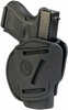 1791 Gunleather 3WH3SBLA 3 Way Fits Glock 26/Ruger LC9/S&W Shield Steerhide Stealth Black