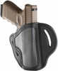 1791 Gunleather CFBH21SBLR BH2.1 for Glock 17; S&W Shield; Springfield XD9 Carbon Fiber/Leather Black