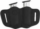 1791 Gunleather Single Stacked Magazine Double Pouch 2.1 OWB Ambidextrous Leather Black