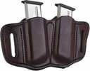 1791 Gunleather Single Stacked Magazine Double Pouch 2.1 OWB Ambidextrous Leather Signature Brown