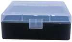 Berrys 15382 003 Ammo Box .38/.357 100 Rd Plastic Clear/Black