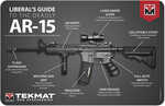 Beck TEK, LLC (TEKMAT) R17AR15Media Liberals Guide AR-15 Cleaning Mat 17" X 11" Black