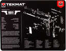 TEKMAT Armorers Bench Mat Ultra 15"X20" 1911 Black