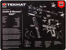 TEKMAT Armorers Bench Mat Ultra 15"X20" S&W MP Black