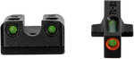 Truglo Sight Set Sig P365 TFX Pro Green/Orange Outline