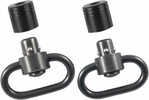 Outdoor Connection Pbs Push Button Swivel Set 1.25" Black Steel