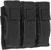 Tac Shield Triple Pistol Magazine MOLLE Pouch Nylon Black