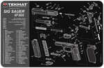 TekMat Sig Sauer P2022 Handgun Cleaning Mat 11"X17"X1/8"