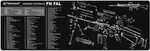 TekMat FN FAL Gun Cleaning Mat 12"X36"X1/8"